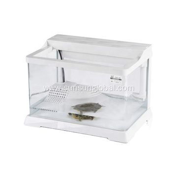 Sunsun Wholesale Ecological Turtle Cylinder Aquarium Glass Fish Tank